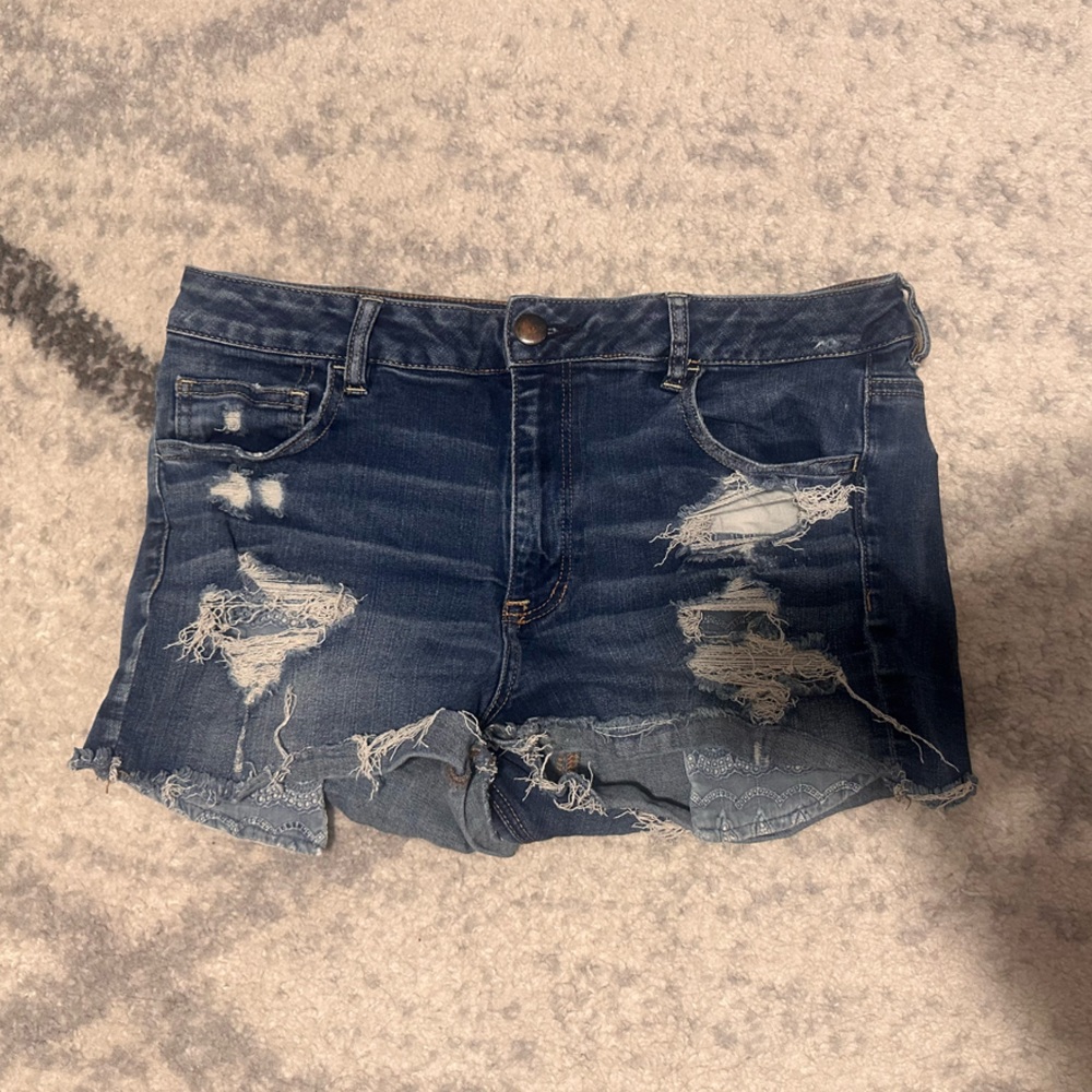 American Eagle Distressed Denim Shorts
